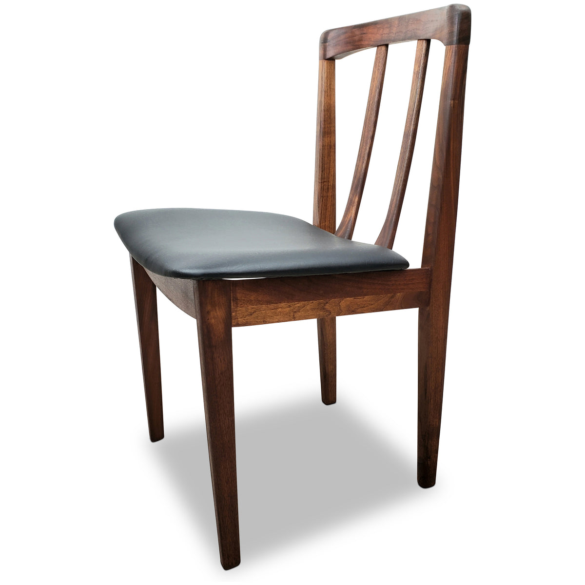 Vintage Walnut Dining Chairs by Honderich Furniture Co.