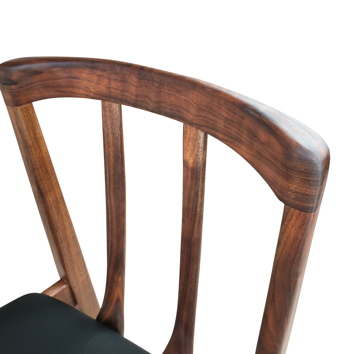 Vintage Walnut Dining Chairs by Honderich Furniture Co.