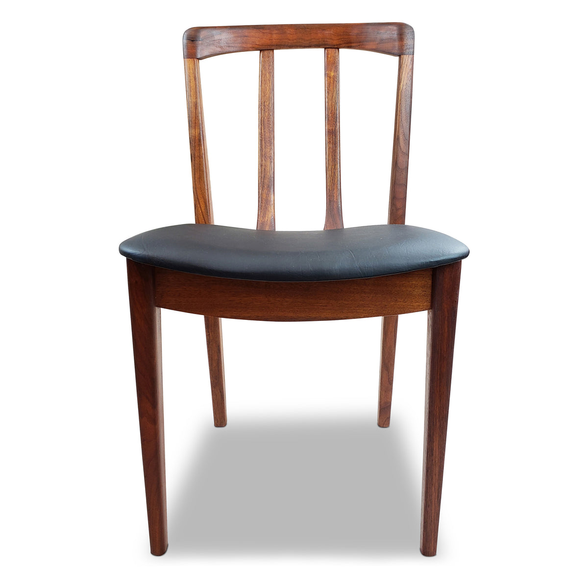 Vintage Walnut Dining Chairs by Honderich Furniture Co.