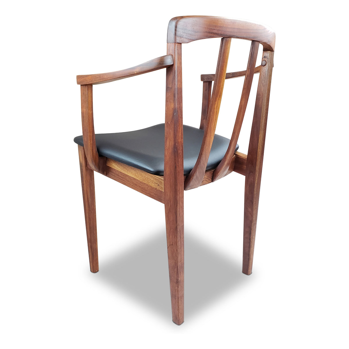 Vintage Walnut Dining Chairs by Honderich Furniture Co.