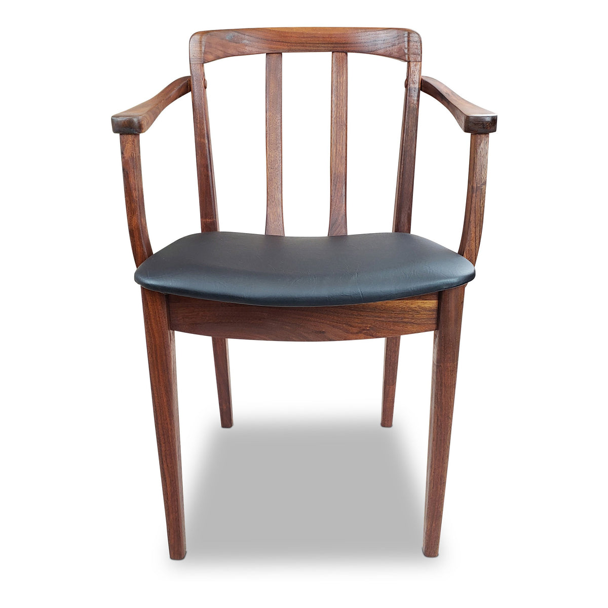 Vintage Walnut Dining Chairs by Honderich Furniture Co.