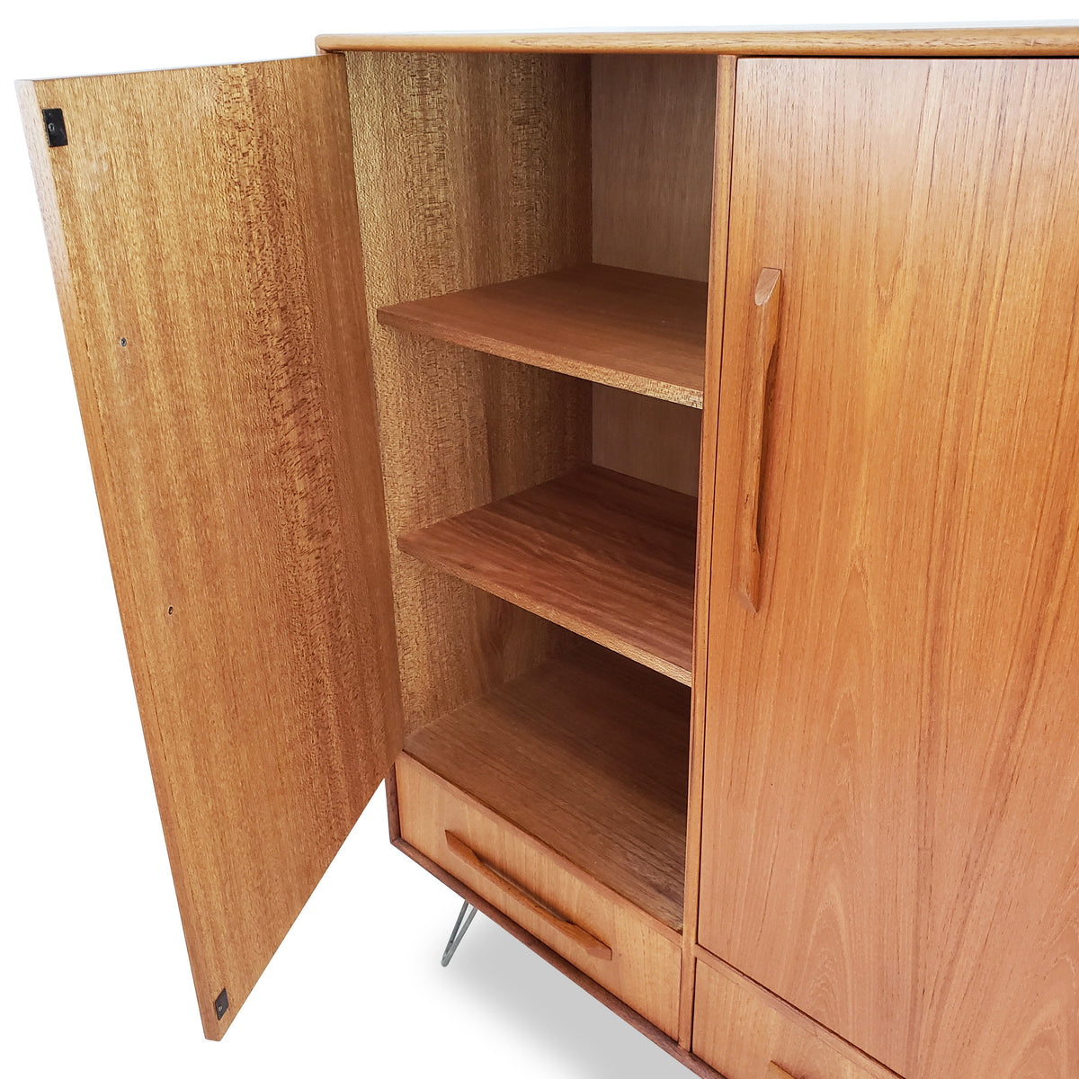 Mid Century Teak Upright Dresser