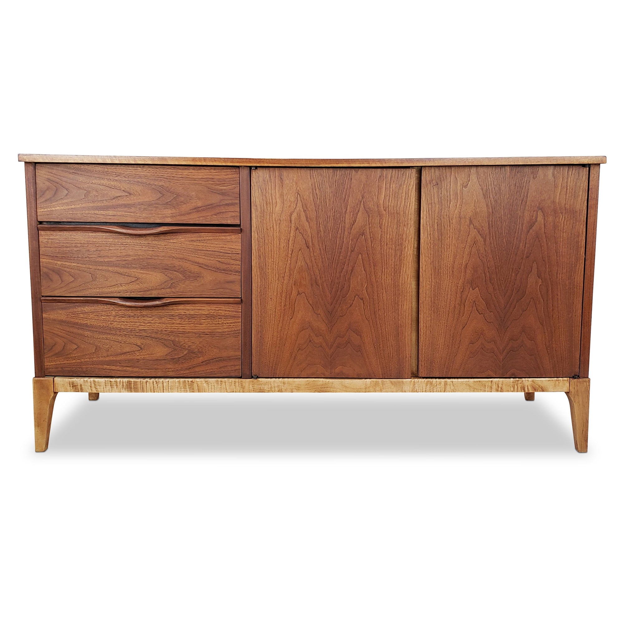 mid century Walnut Sideboard by Kaufman Furniture