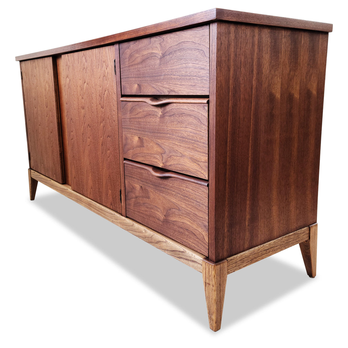 Mid Century Walnut Sideboard