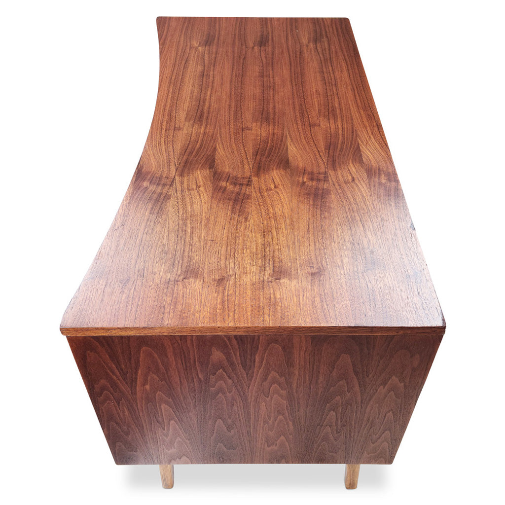 Walnut Two Drawer Dresser