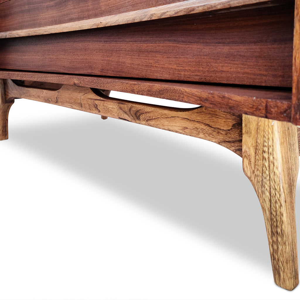 Walnut Two Drawer Dresser