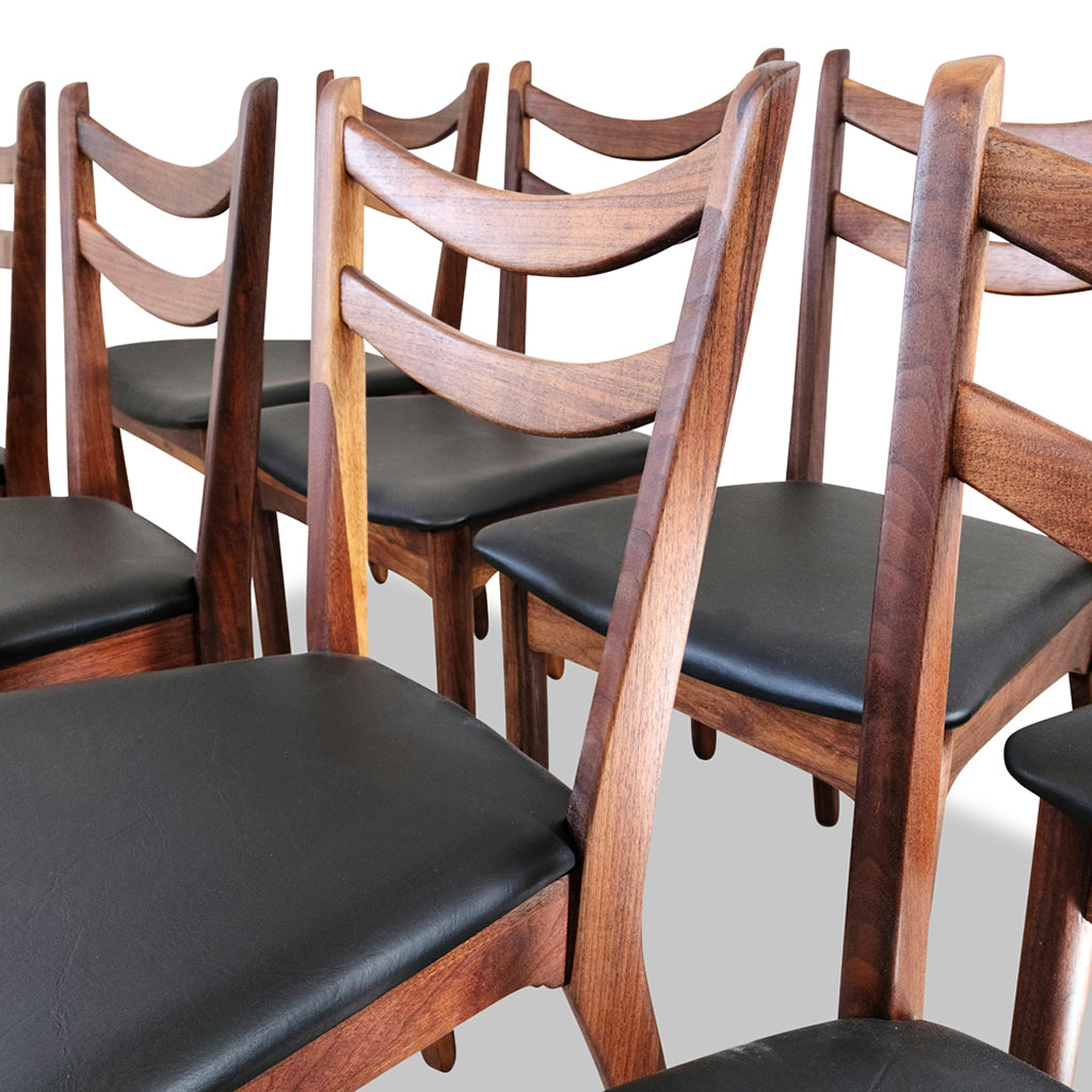 Walnut Dining Chairs by Honderich