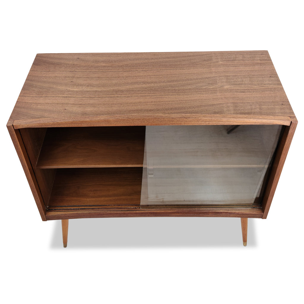 Mid Century Walnut Bookcase