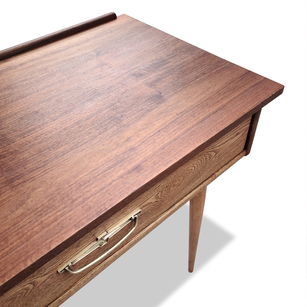 Oak and Walnut Desk