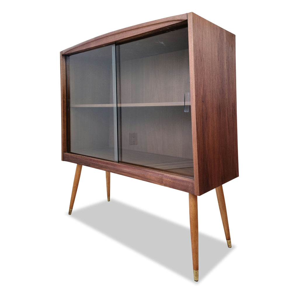 Mid Century Walnut Bookcase