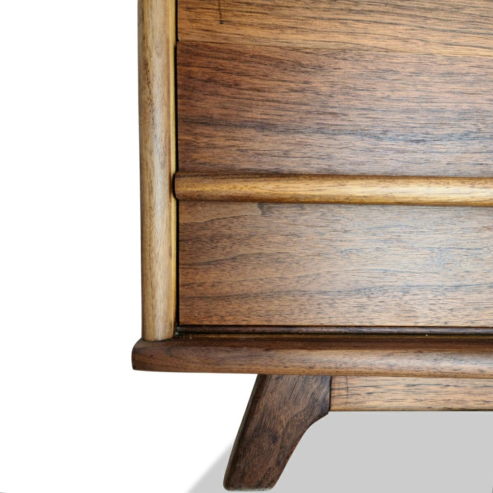 Walnut six drawer dresser by Gibbard Furniture