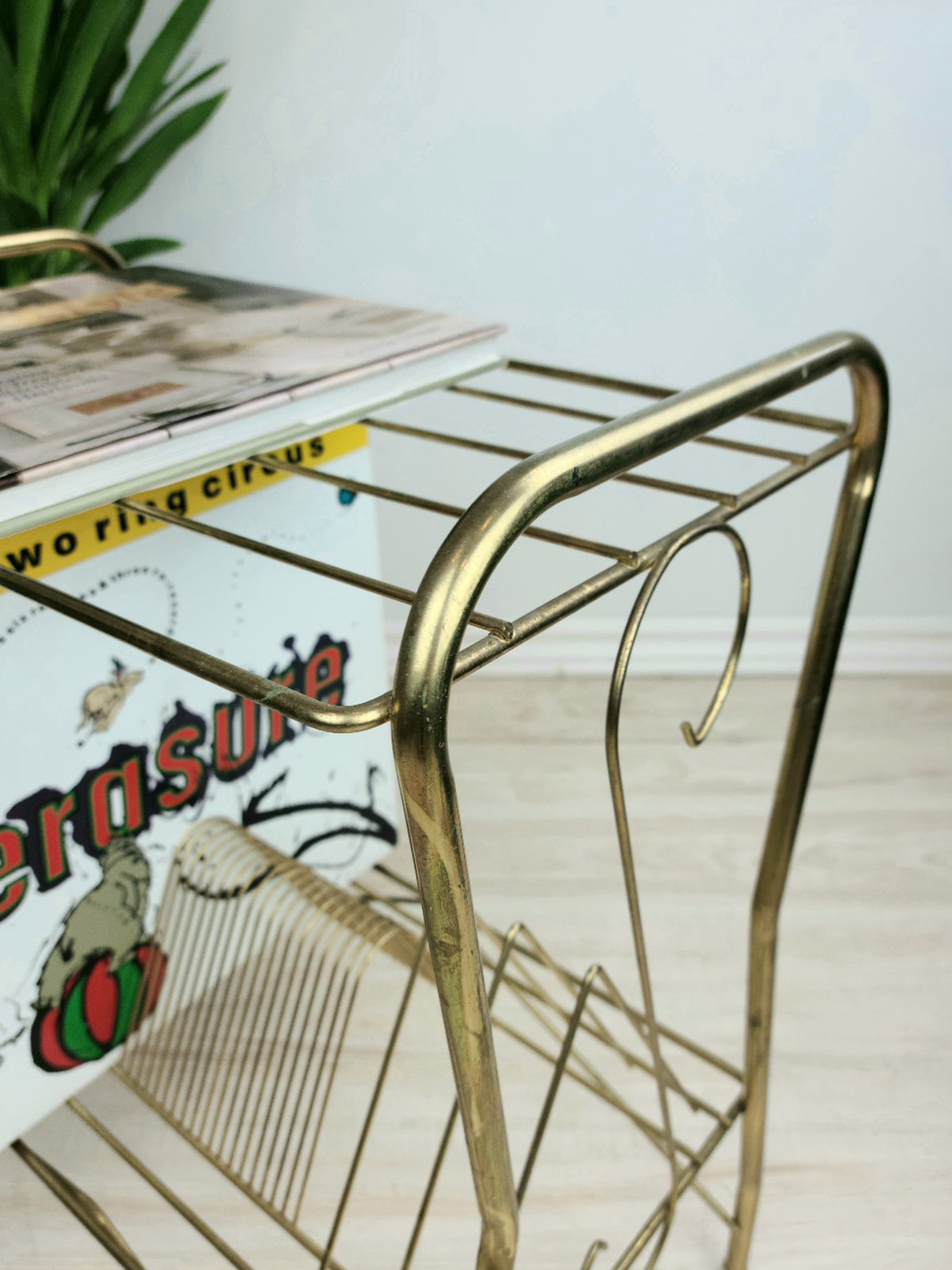 Two-Tier Record Stand