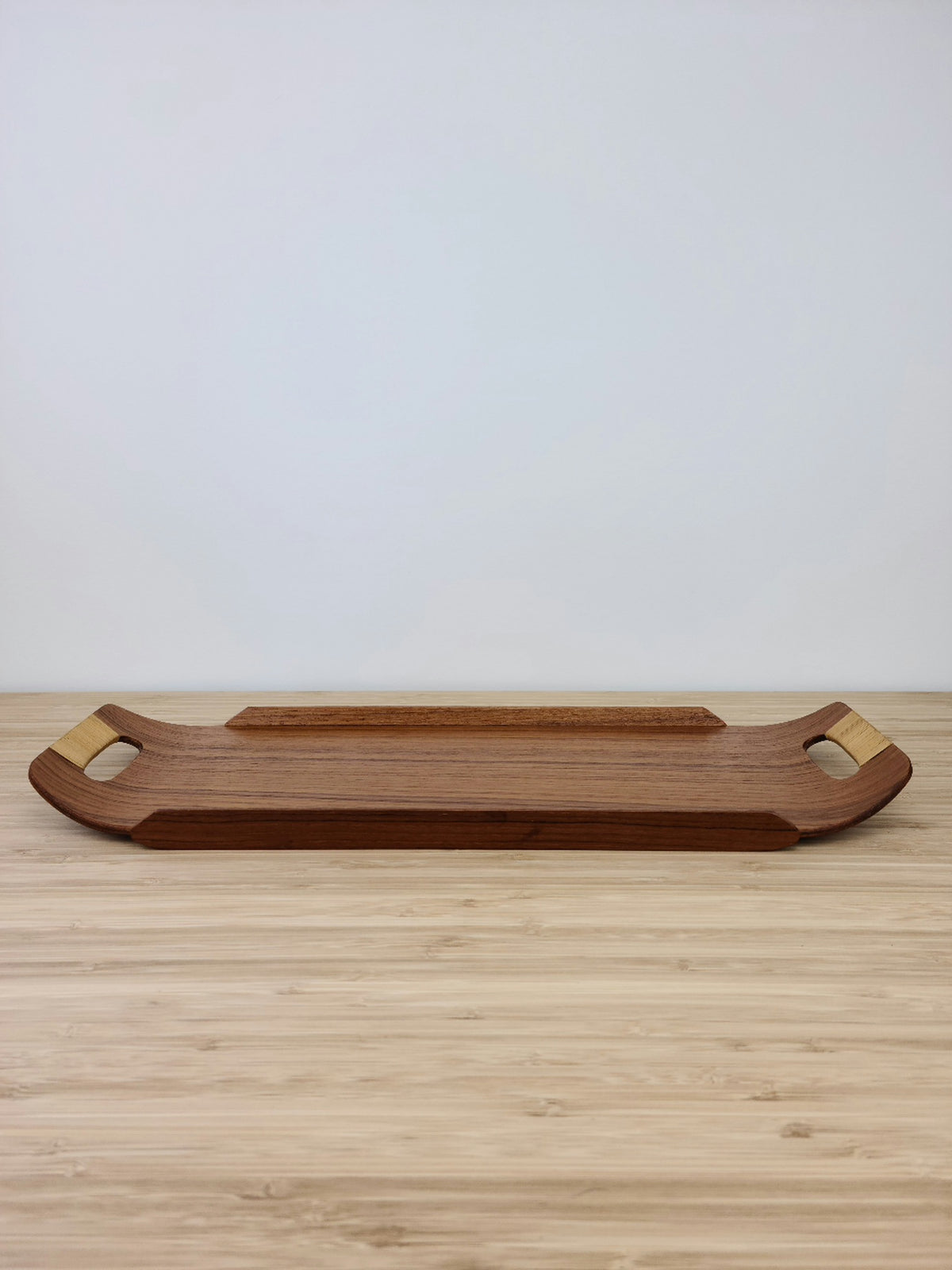Teak Tray with Danish Cane