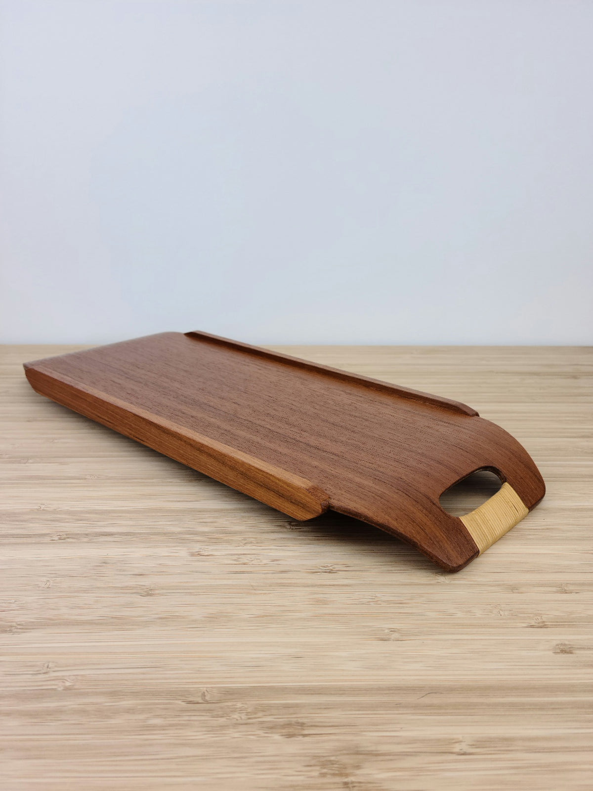 Teak Tray with Danish Cane