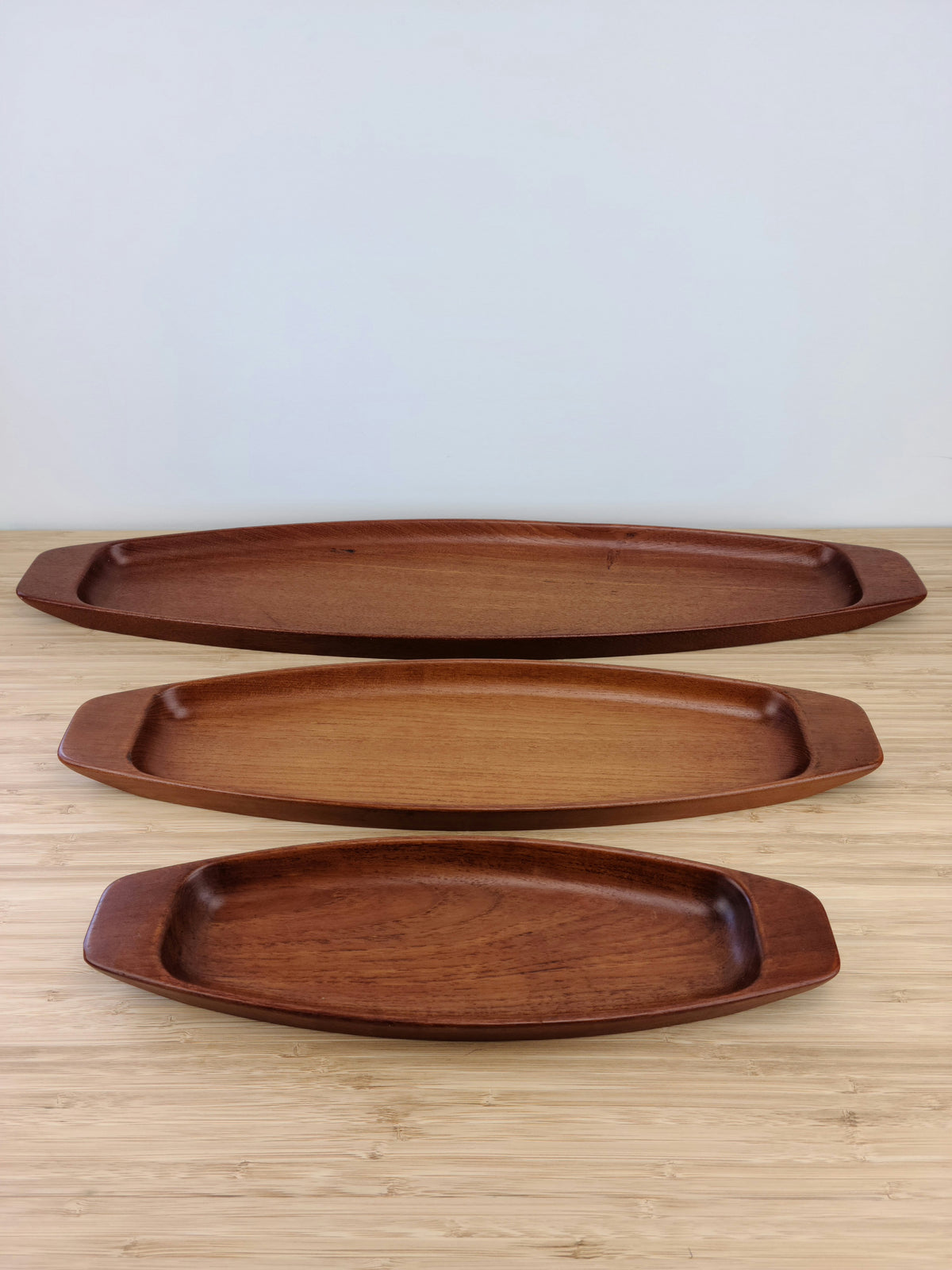 Teak Tray Trio by Skjøde Skjern