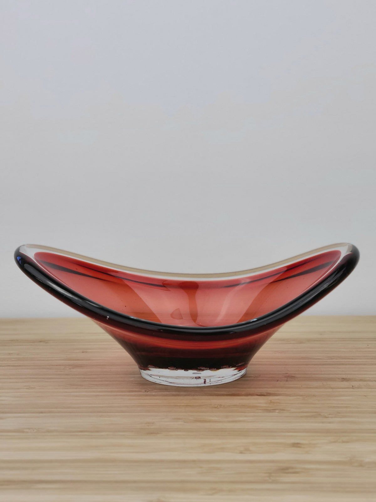 Red Glass Vessel