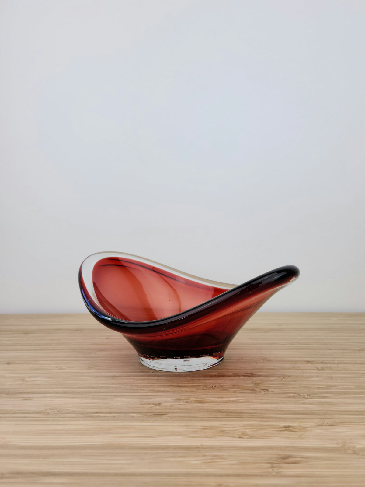 Red Glass Vessel