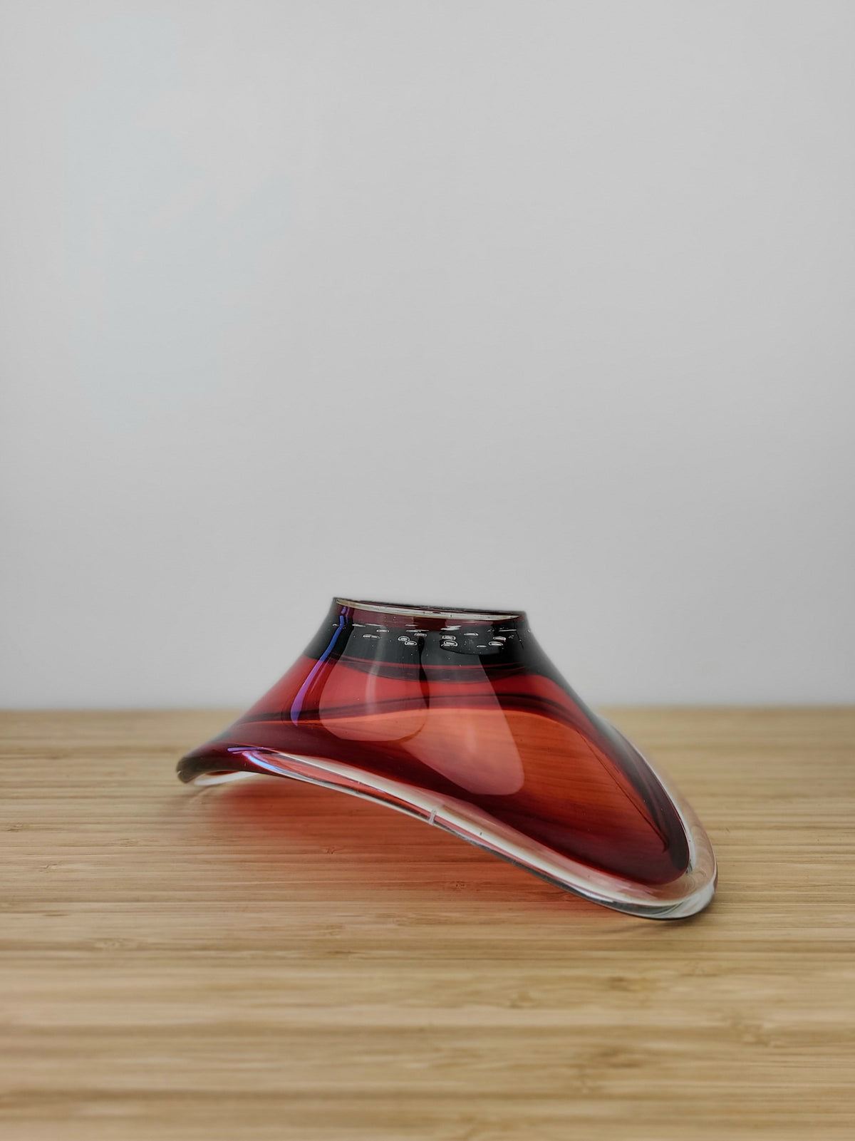 Red Glass Vessel