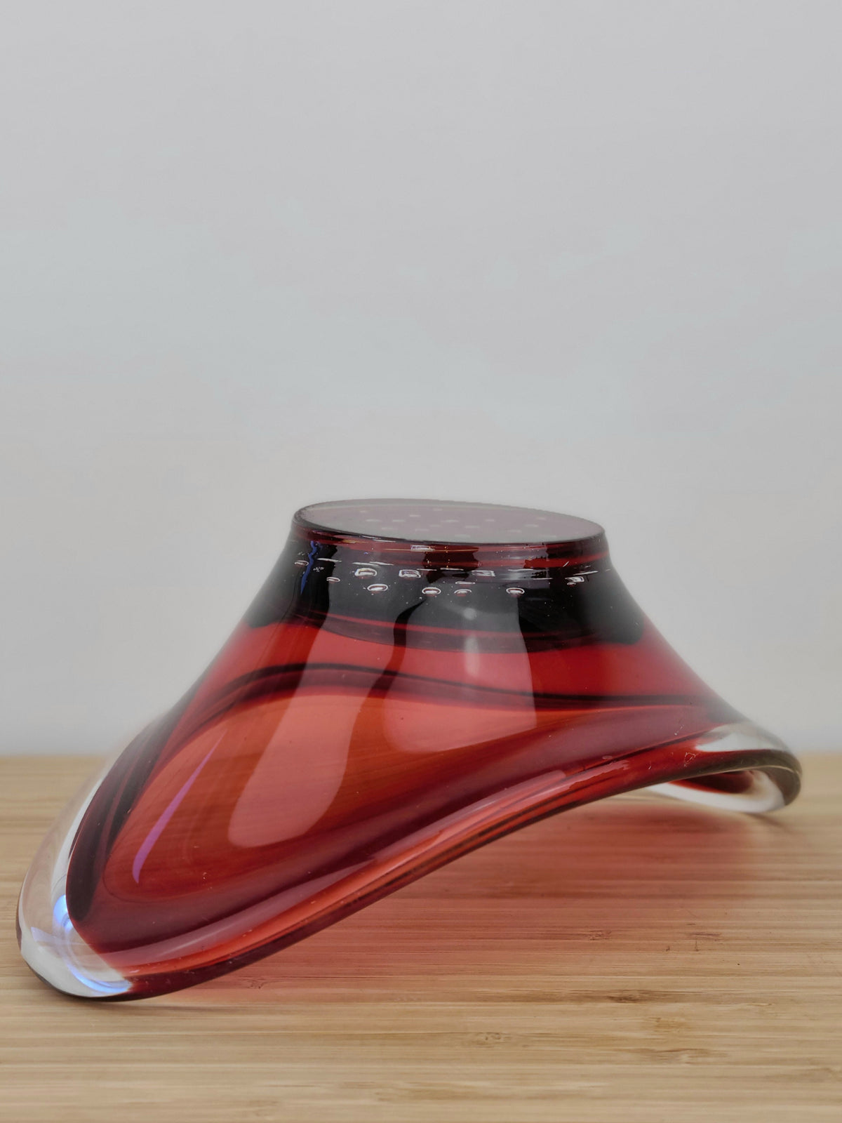 Red Glass Vessel