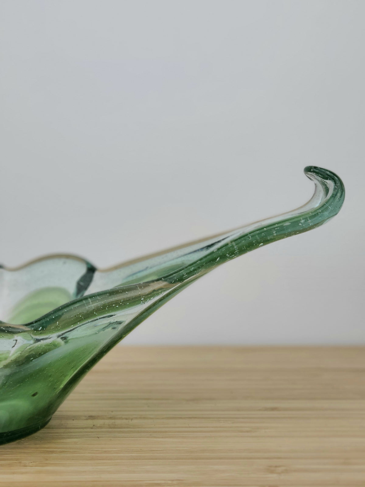 Green Art Glass Bowl