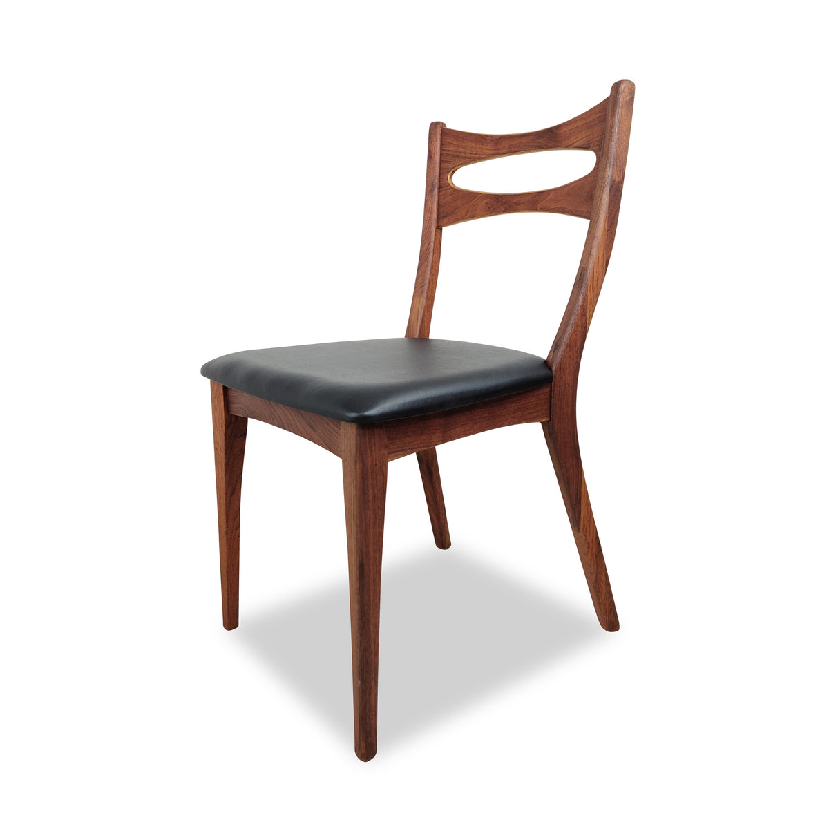 Vintage Walnut Dining Chairs by Deilcraft