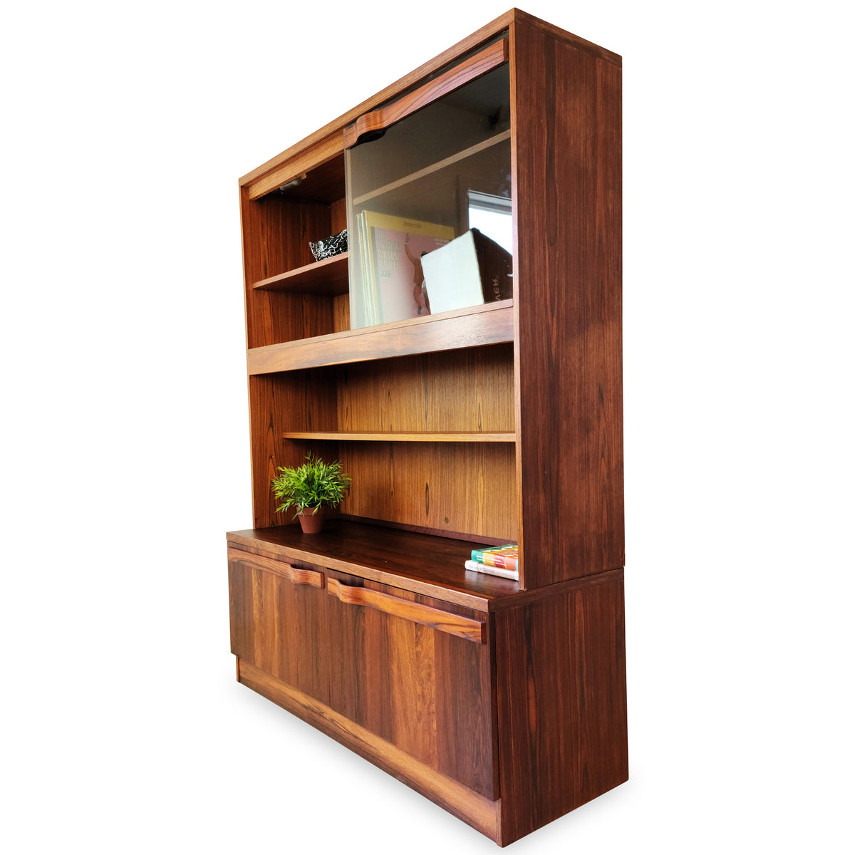 Rosewood Two-Piece Wall Unit by Troeds