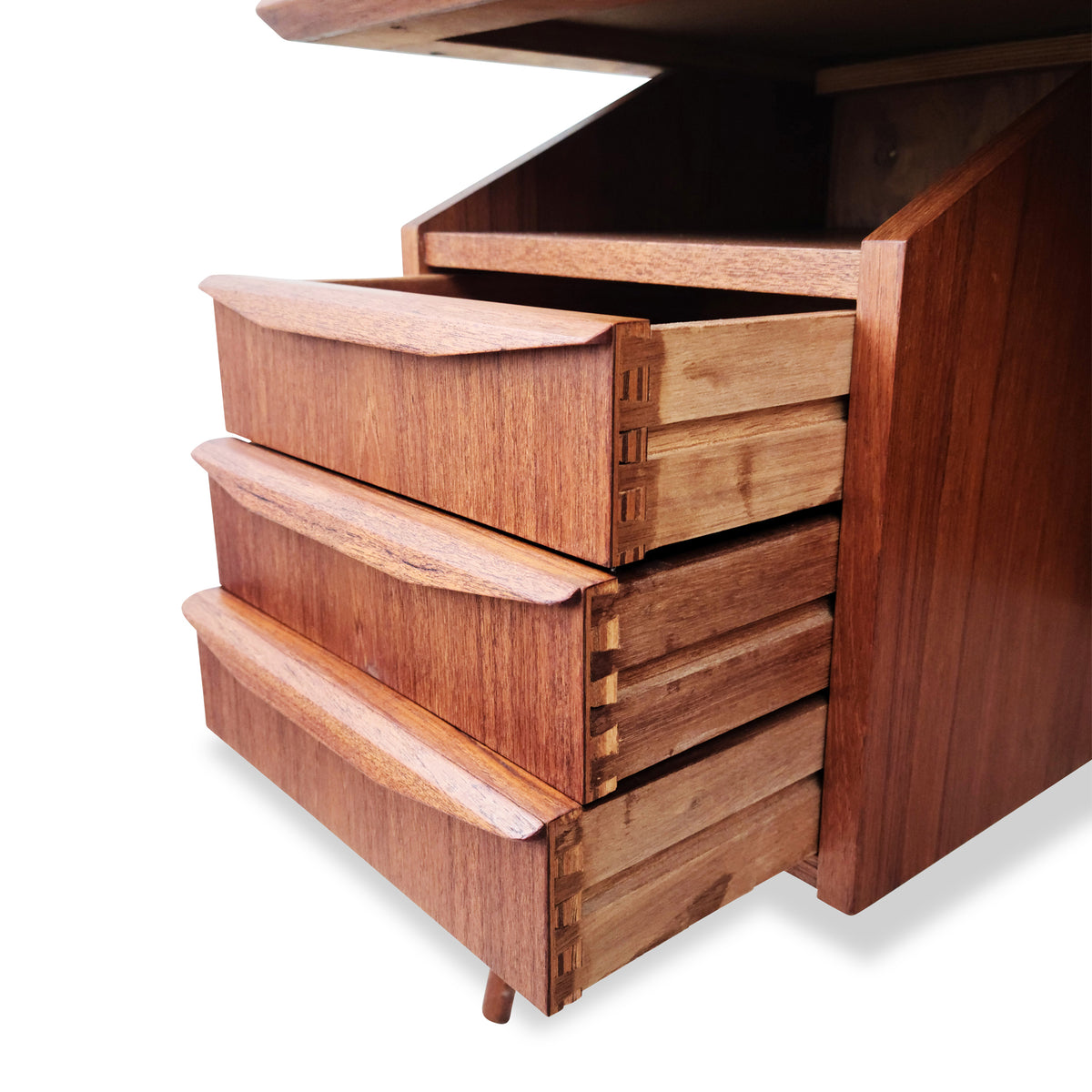Scandinavian Teak Desk by Gunnar Nielson Tibergaard