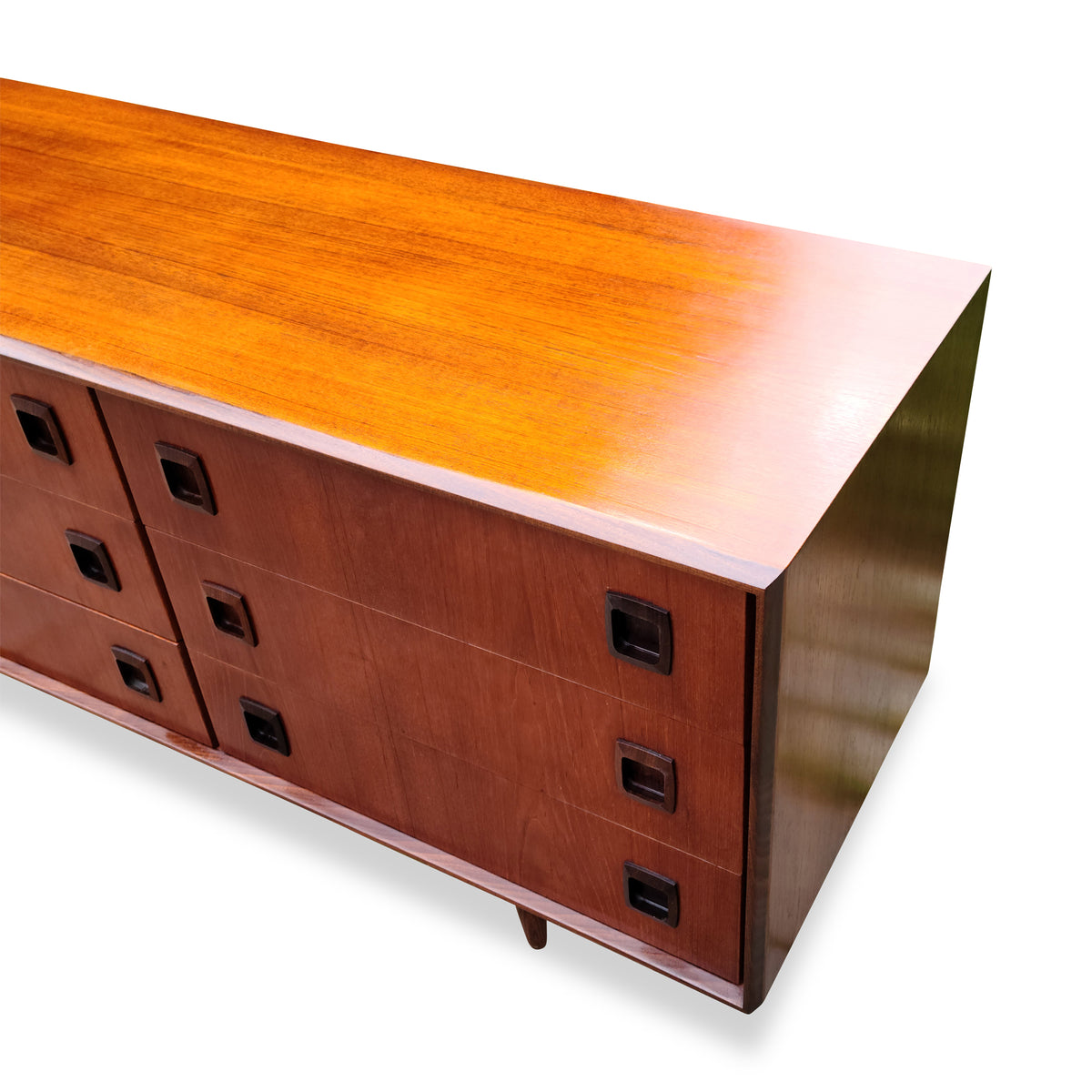 Teak Nine Drawer Dresser by Punch Design