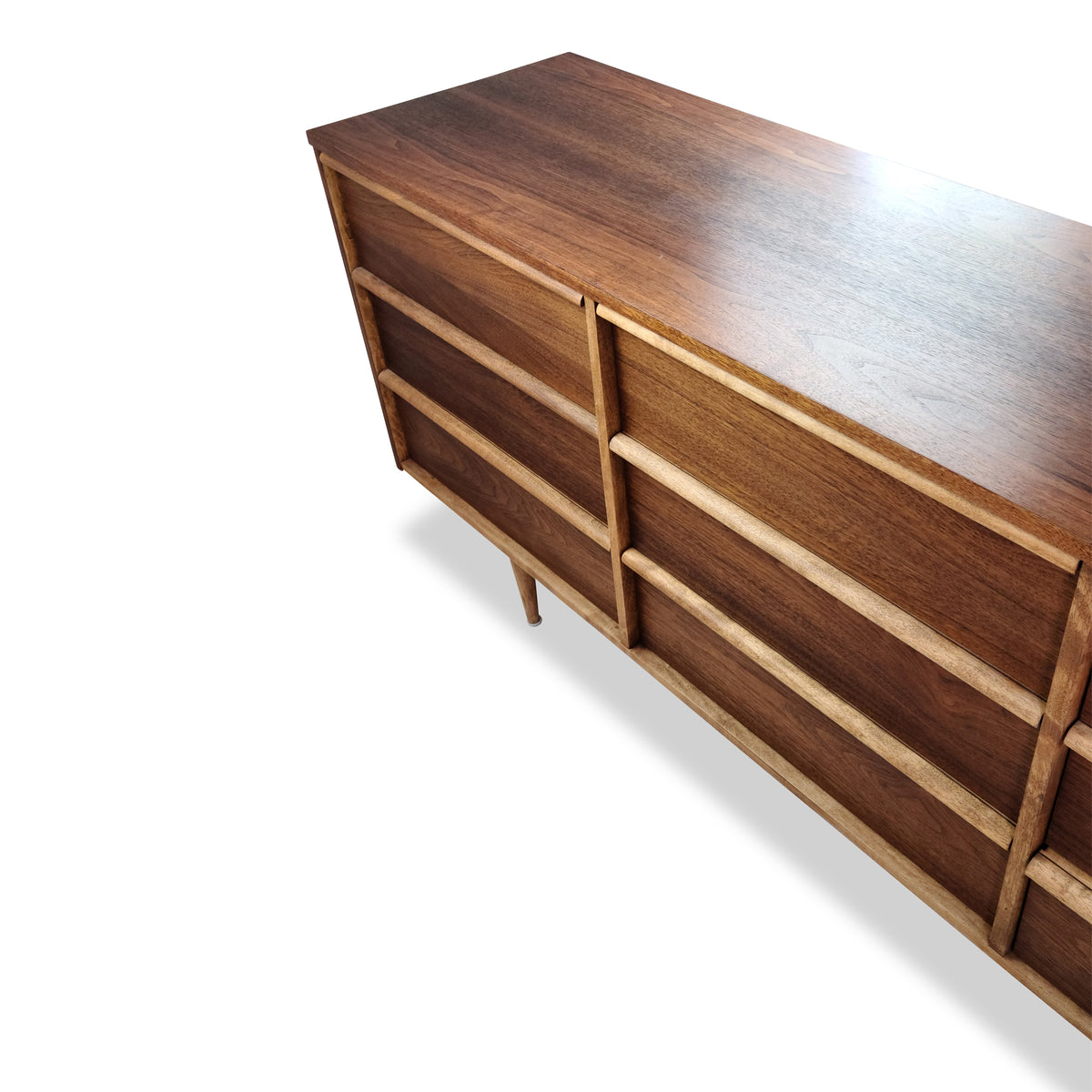 Walnut Nine Drawer Dresser