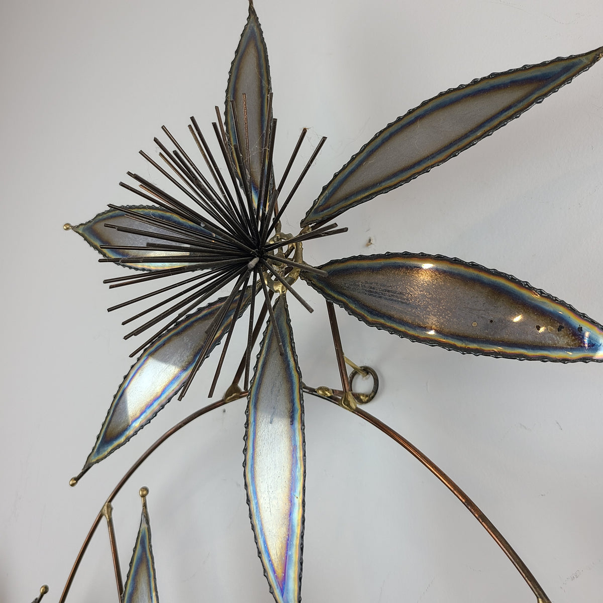 Vintage Flower Wall Sculpture