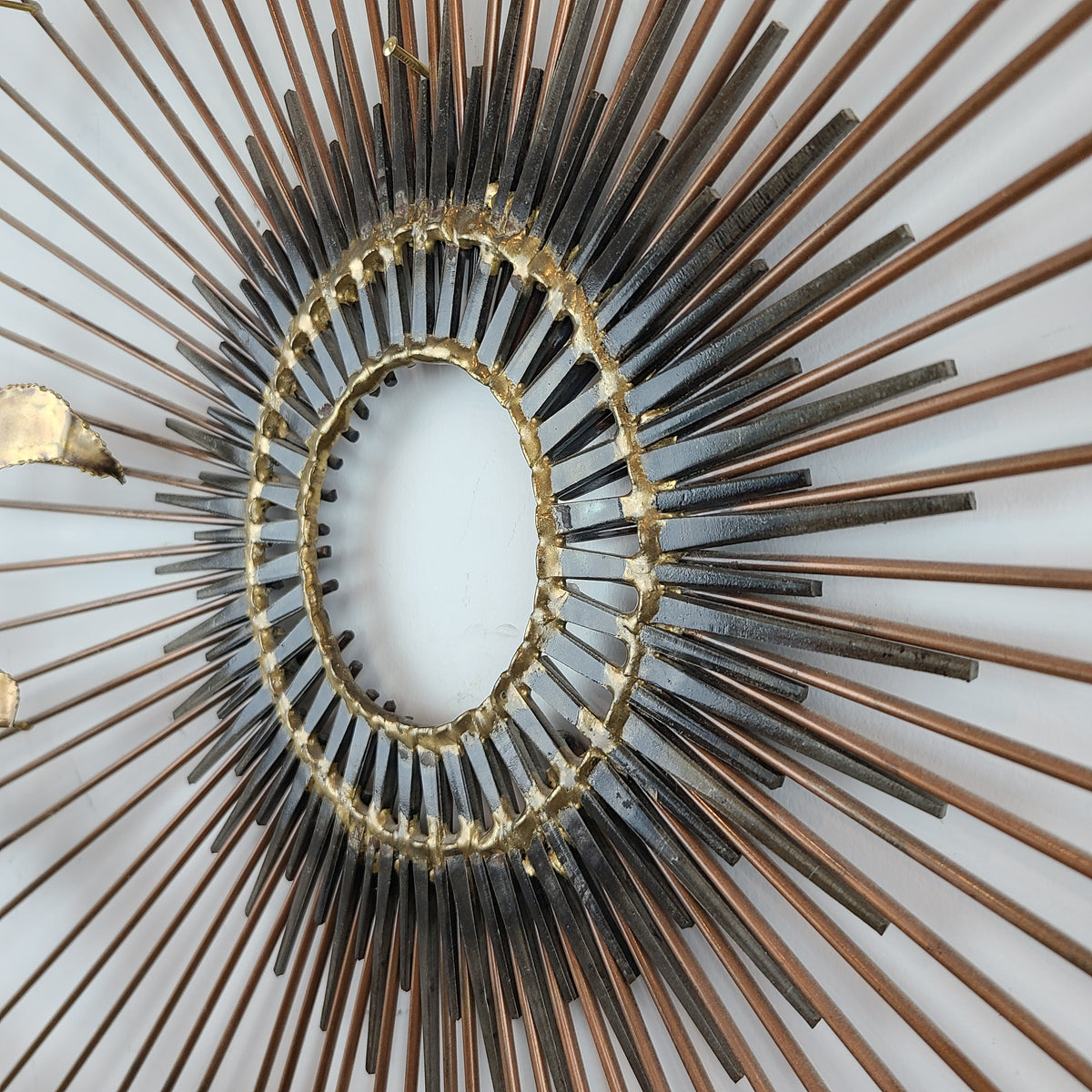 Brass Sunburst with Birds
