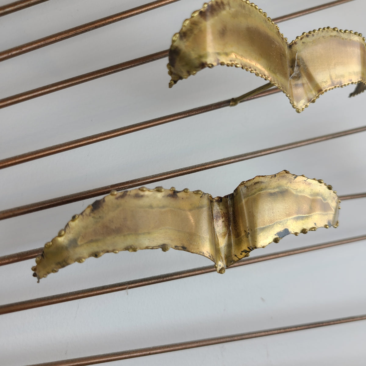 Brass Sunburst with Birds
