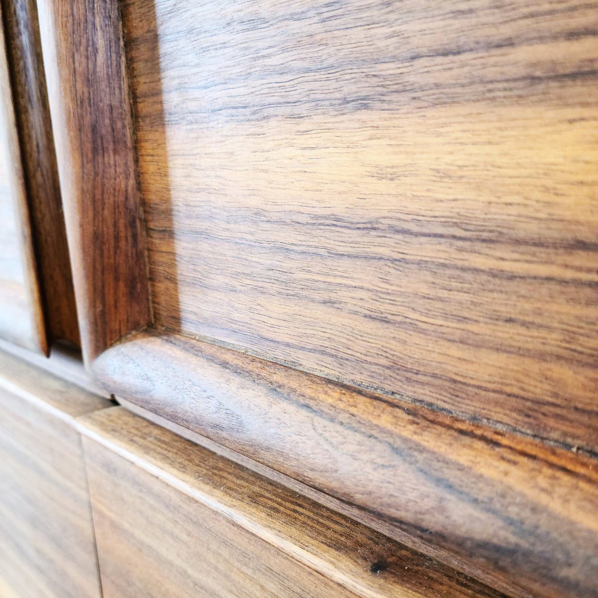 Vintage Walnut Nine Drawer Dresser