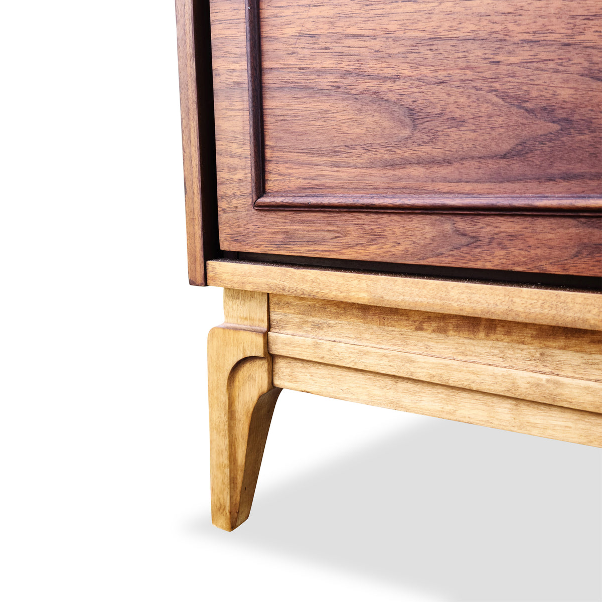 Walnut Seven Drawer Dresser by Vic Art