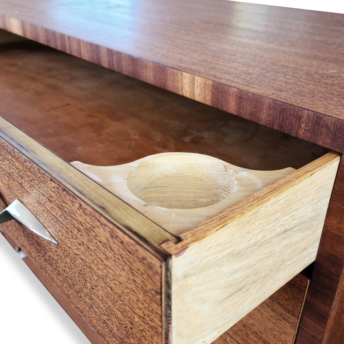 Mahogany and Brass Sideboard