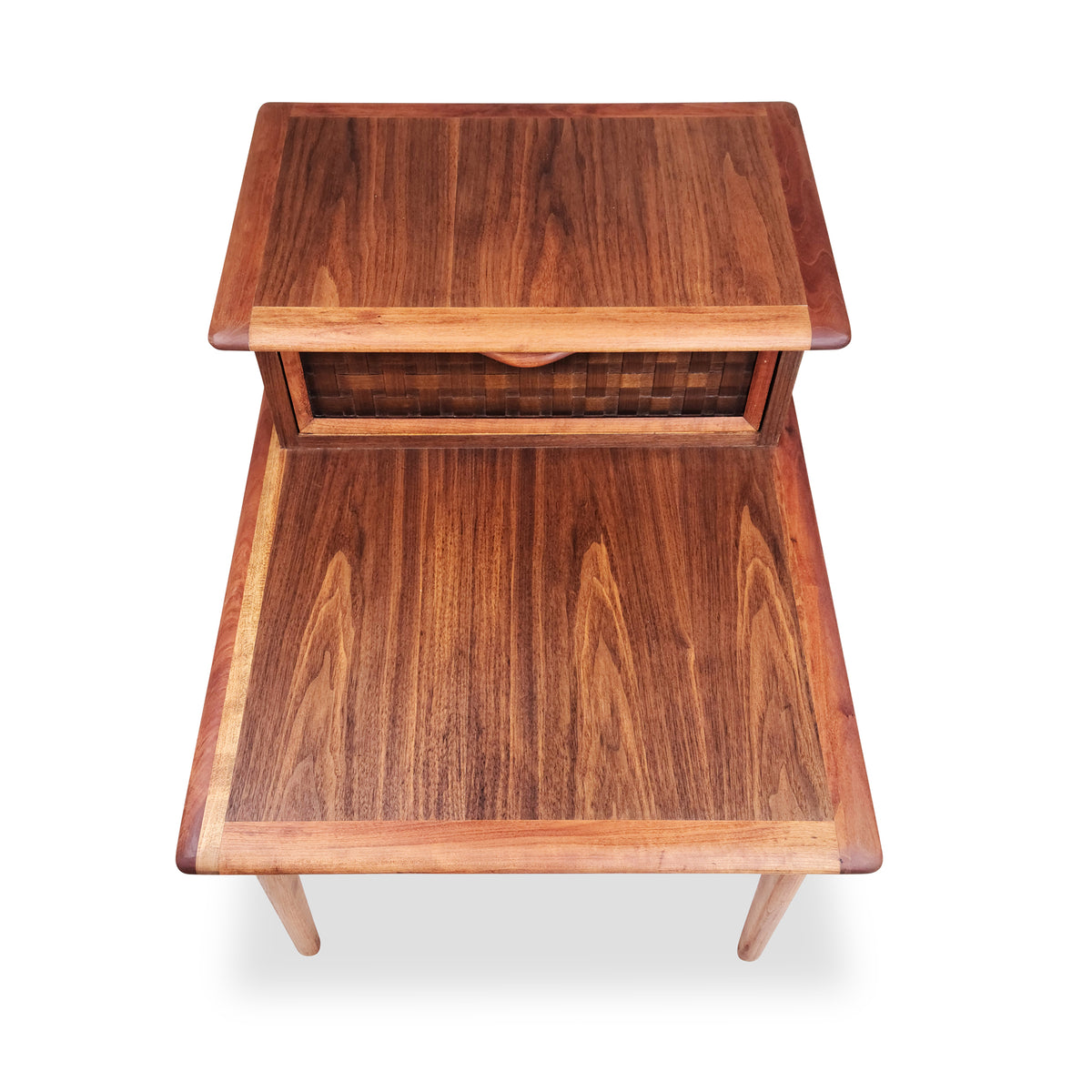 Walnut and Cherry Side Table by Lane