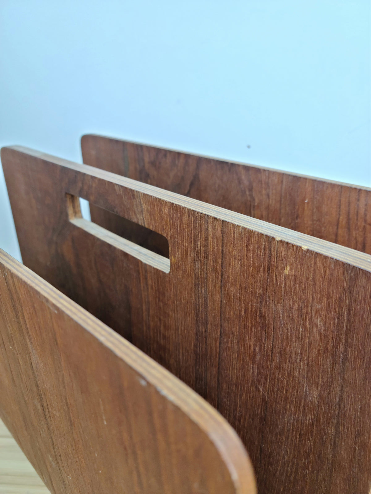 Teak Wood Magazine/Book Holder