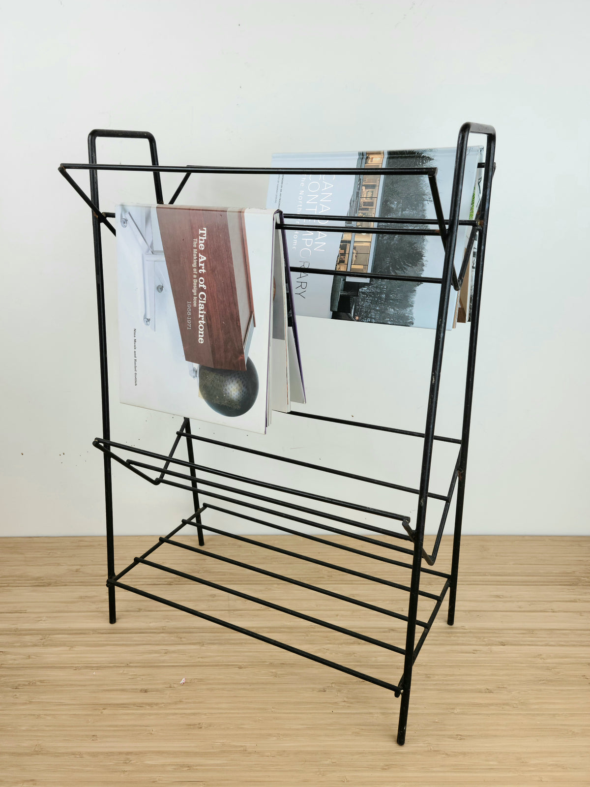 Vintage Black Book or Record Stand