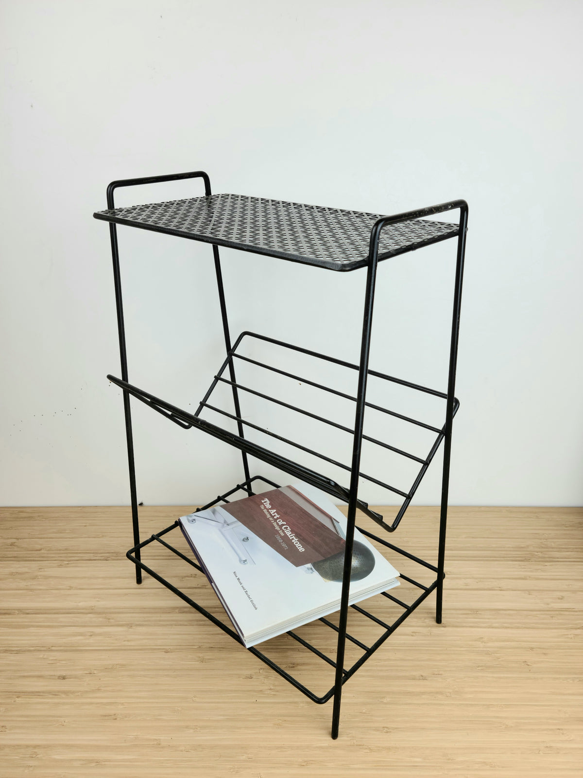 Vintage Black Tiered Stand