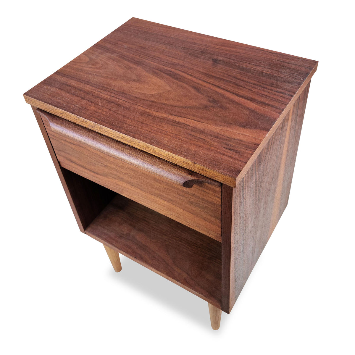 Vintage Walnut Nightstand