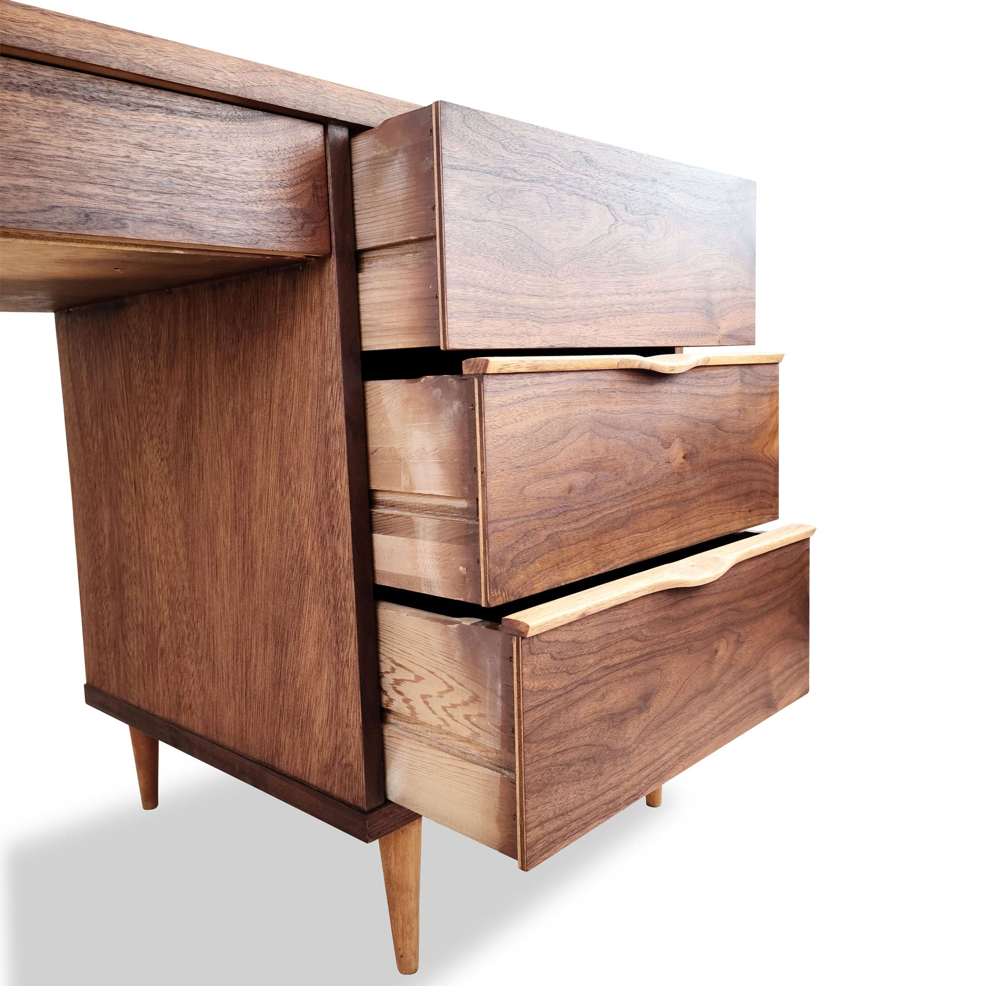 Vintage Walnut Desk