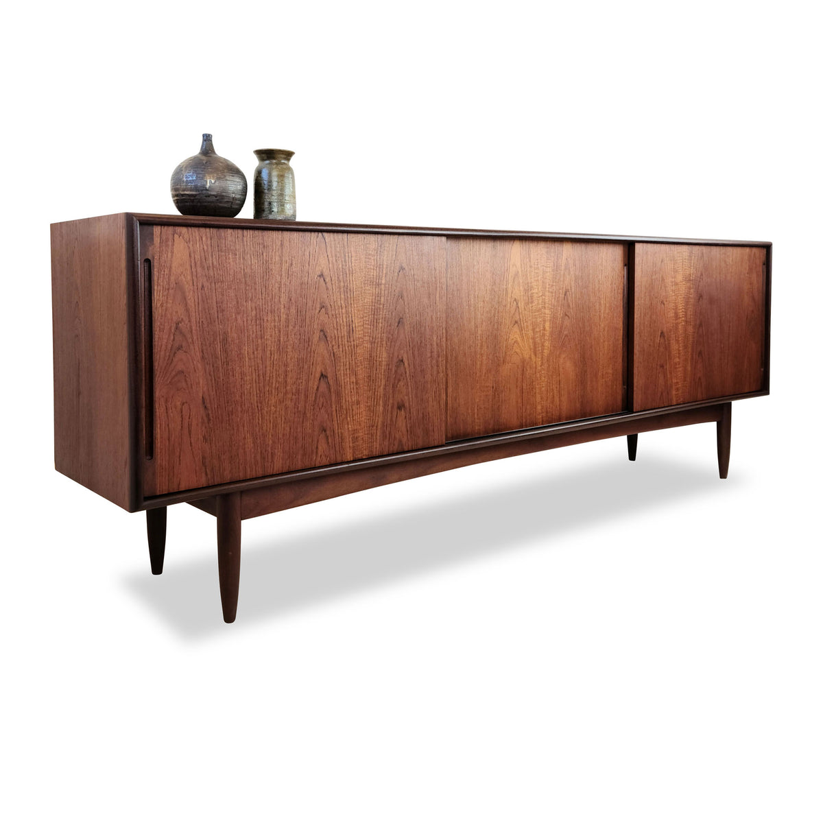 Mid century teak three door sideboard