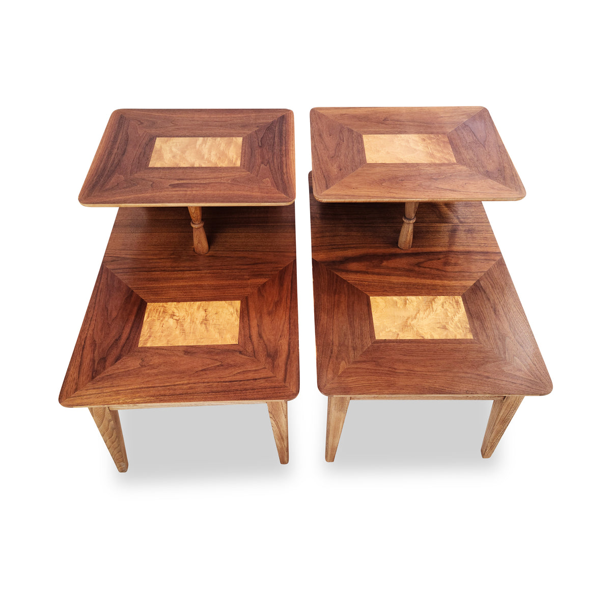 Walnut Side Tables by Lane