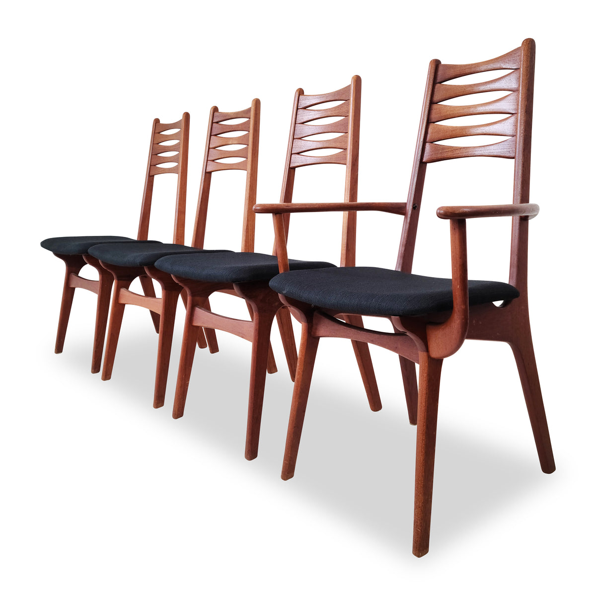 Teak Dining Chairs by Korup Stolefabrik