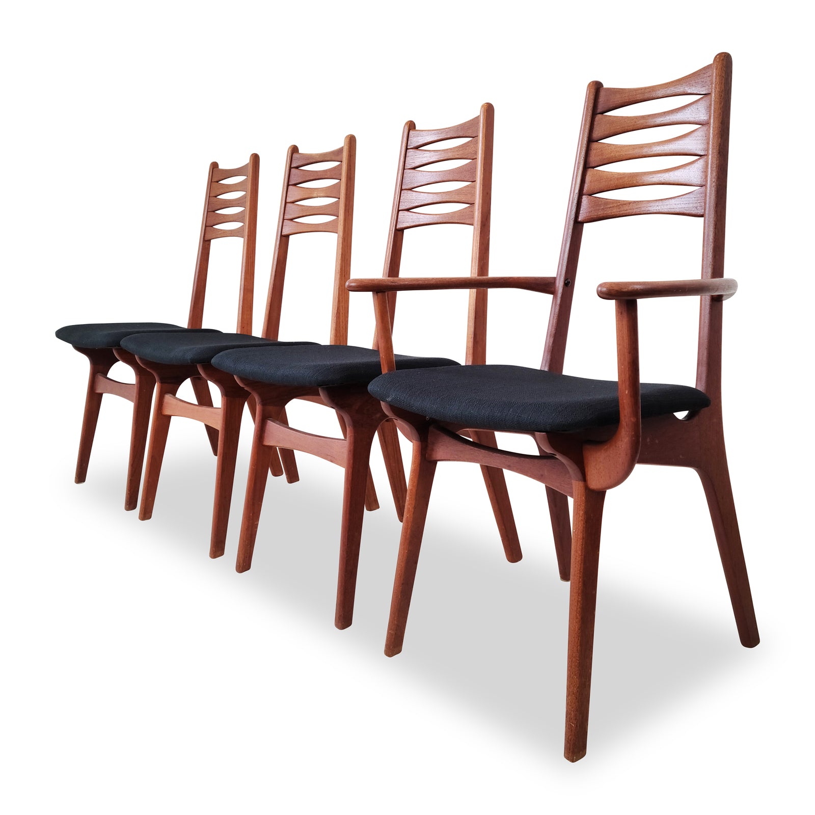 Teak Dining Chairs by Korup Stolefabrik