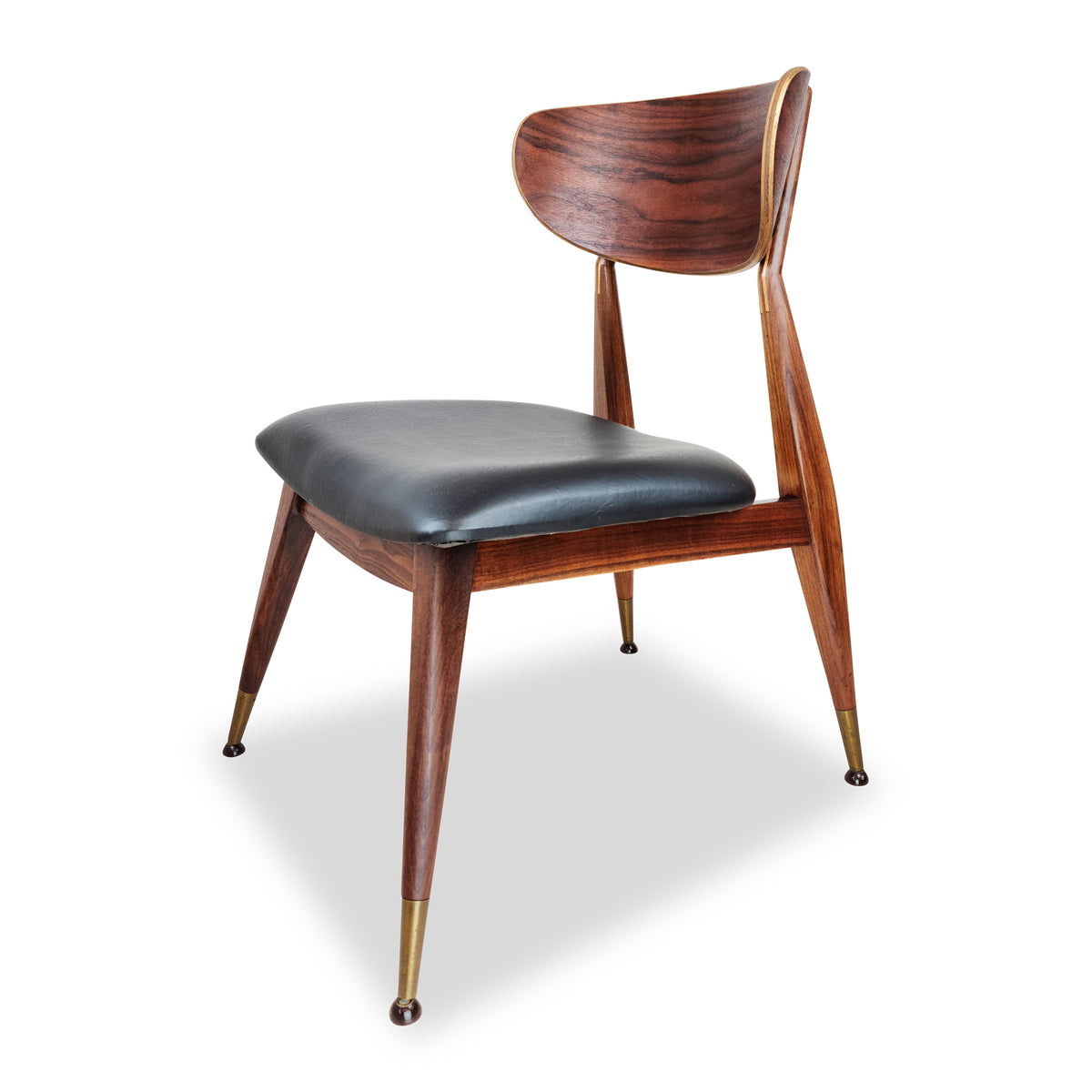 Vintage Mid Century Walnut Chairs