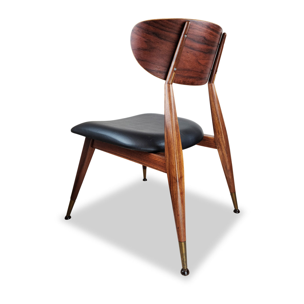 Vintage Mid Century Walnut Chairs