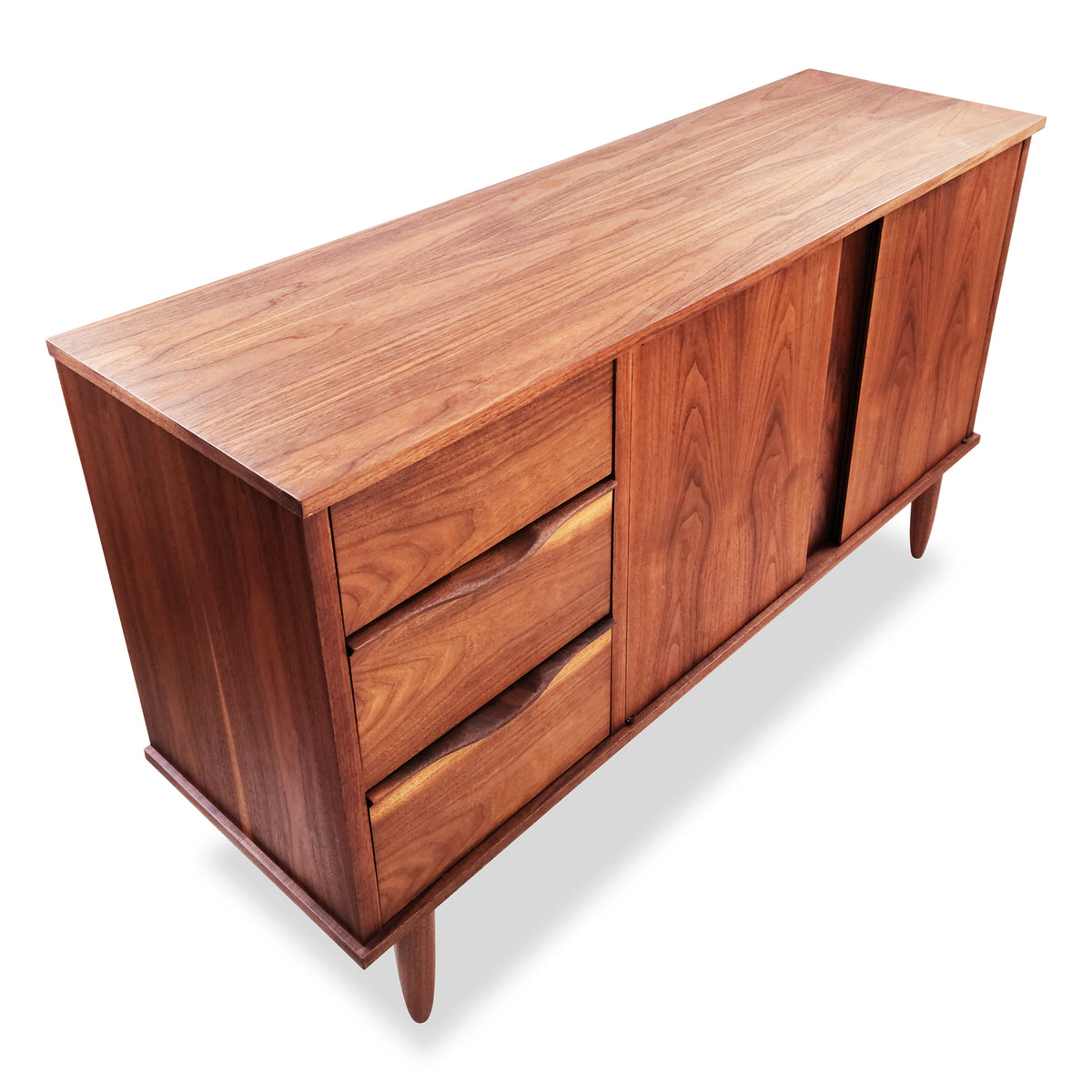 Walnut Sideboard by Kaufman Furniture