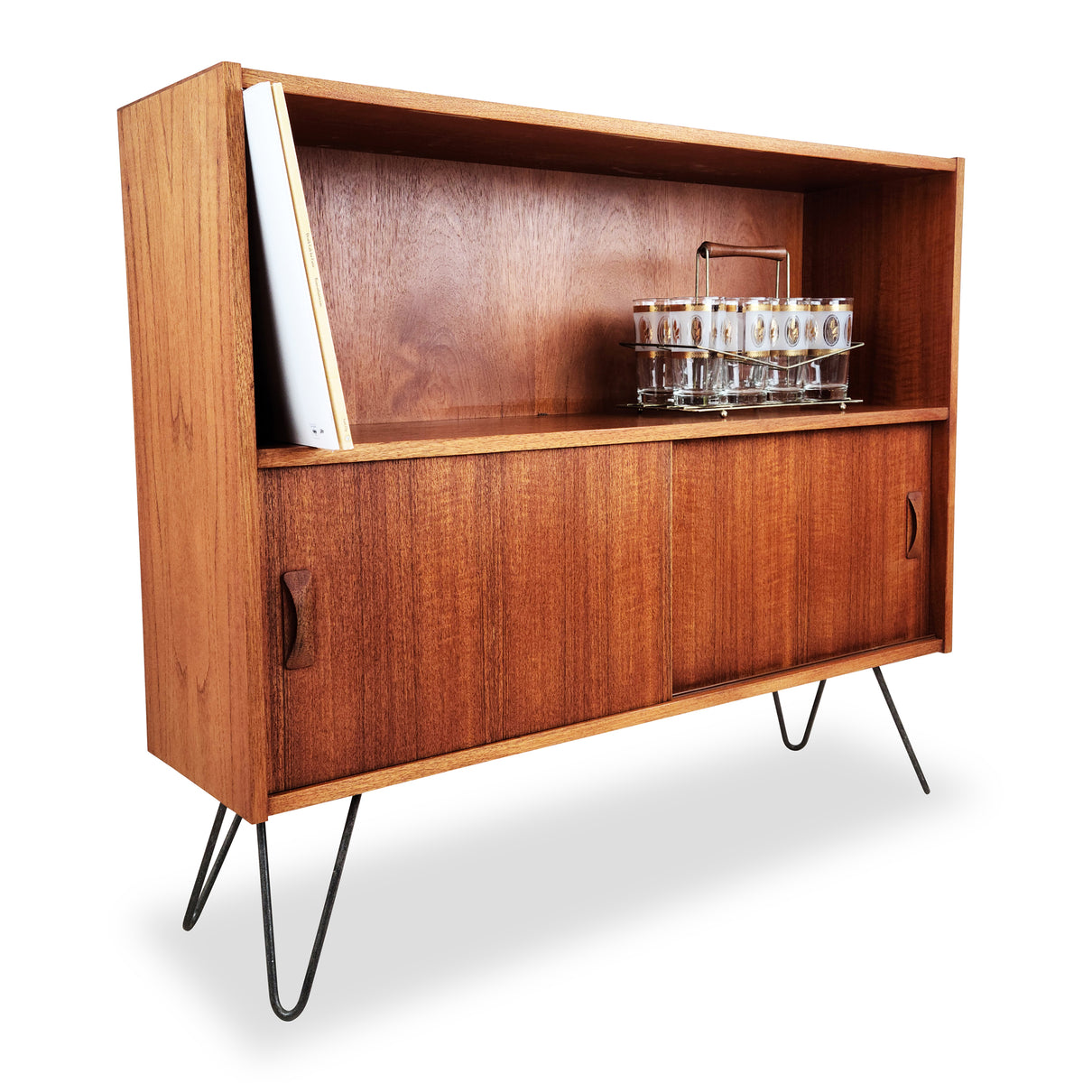 Teak Bookcase by Clausen and Son