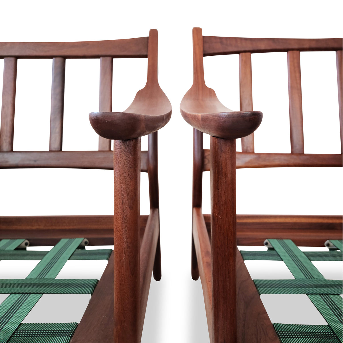 Mid Century Walnut Lounge Chairs